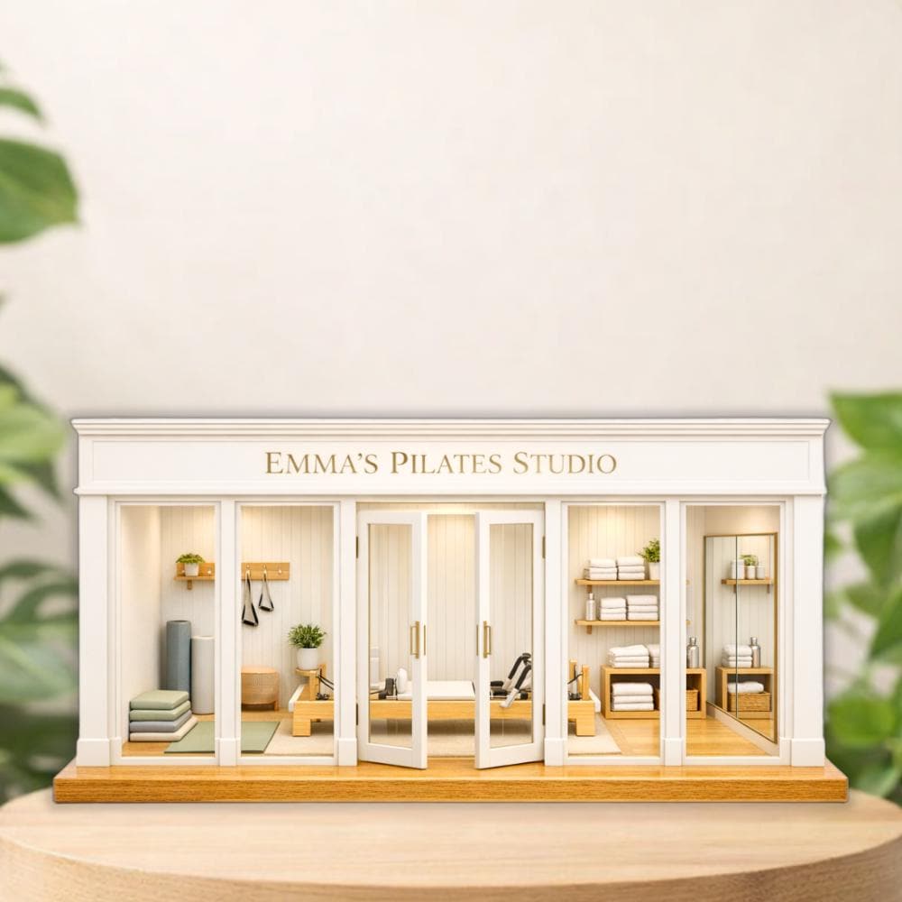 Custom Fitness Girl & Pilates Wooden Block, Workout Motivation Sign, Mothers Day Gift, Home Gym Decor, Personalized Gifts Pilates Lover