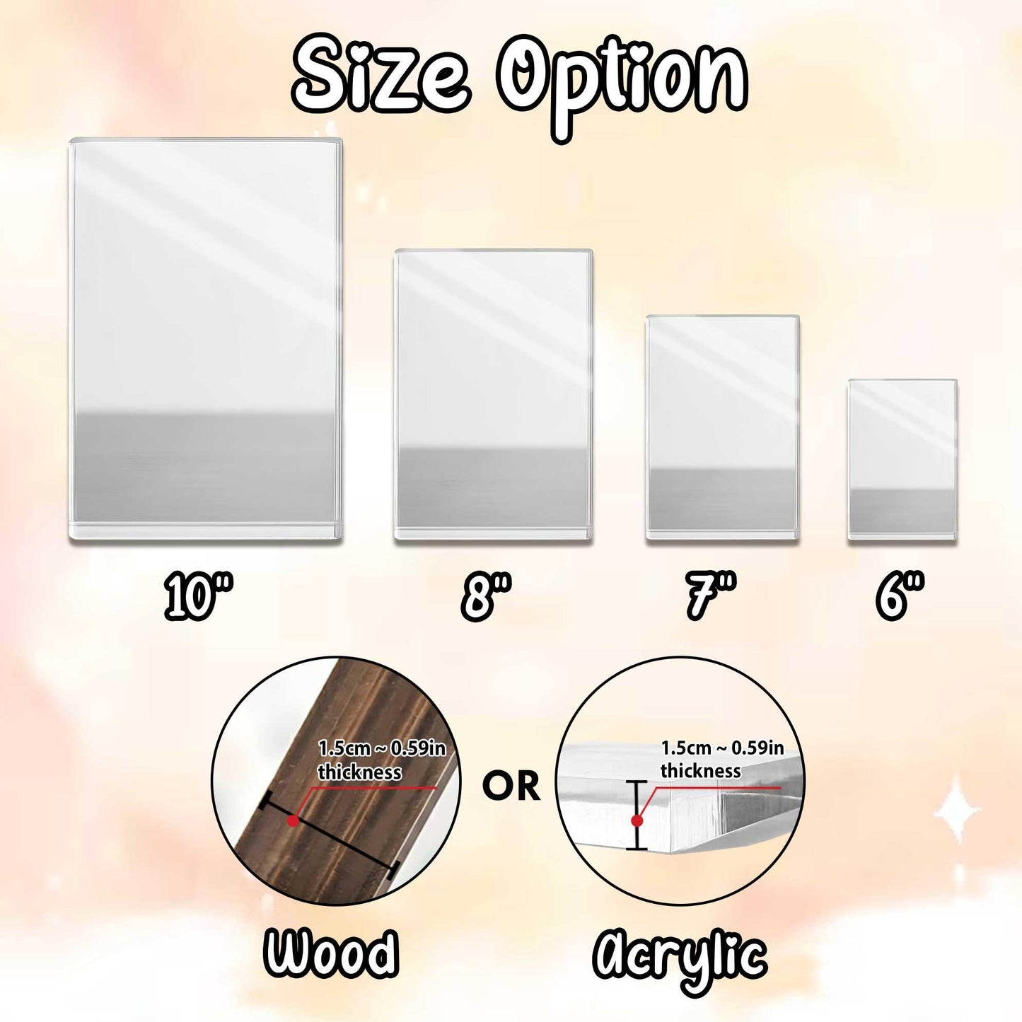 Custom Bookstore 2D Wooden Block, Personalized Library Sign Gift For Book Lovers Bookstore Book Nook Shelf Decor